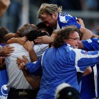 Die "Zebras" wollen auch heute gegen die "Löwen" jubeln. Foto: firo