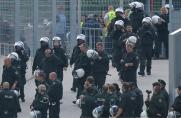 Fan-Randale: Polizei kritisiert DFB-Maßnahmen