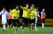 Borussia Dortmund II, Tammo Harder, Evans Nyarko, Timmy Thiele, Saison 2013/2014, Borussia Dortmund II, Tammo Harder, Evans Nyarko, Timmy Thiele, Saison 2013/2014