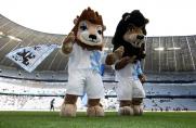 Allianz-Arena, 1860 München, Maskottchen, Löwen, Allianz-Arena, 1860 München, Maskottchen, Löwen