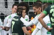 borussia mönchengladbach, Bundesliga, Patrick Herrmann, Saison 2015/16, Fairplay, borussia mönchengladbach, Bundesliga, Patrick Herrmann, Saison 2015/16, Fairplay