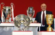 Uli Hoeneß, FC Bayern München, Sven Heinze, Pokale, Uli Hoeneß, FC Bayern München, Sven Heinze, Pokale