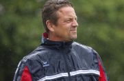 Rot Weiss Ahlens Trainer Christian Britscho.