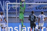 Das Hinspiel gewann der MSV Duisburg gegen 1860 München mit 2:1 (