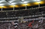 So voll wird die Frankfurter Kurve nicht aussehen. Aber immerhin dürfen 6500 Fans ins Stadion.