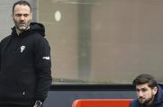 Alexander Ende (links) ist seit Sommer Trainer bei Fortuna Köln.