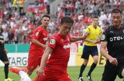 Essens Marcel Platzek hat mit der Fortuna im DFB-Pokal bereits Erfahrung gesammelt. In der Saison 2015/16 siegten die Düsseldorfer nach Elfmeterschießen bei RWE.