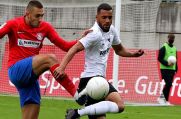 Yassin Ibrahim (rechts) im Spiel gegen den Wuppertaler SV.