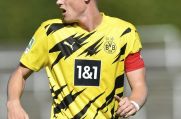 Steffen Tigges gibt im DFB-Pokal sein BVB-Profidebüt.