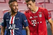 Neymar und Thomas Müller werden sich im April in zwei packenden Viertelfinalspielen wiedersehen.