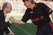 Werder-Bremen-Manager-Legende Willi Lemke (links) installierte einst Wolfgang Sidka als Trainer.