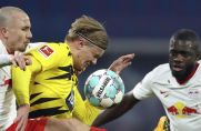 Der BVB muss gegen RB Leipzig wohl auf Erling Haaland verzichten.