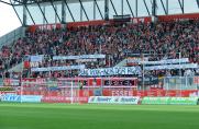 Rot-Weiss Essen, RWE-Fans, Saison 2013/2014, Westtribüne, Rot-Weiss Essen, RWE-Fans, Saison 2013/2014, Westtribüne