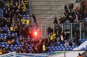 Vor dem Revierderby: Idiotische Pyro-Attacke aus dem BVB-Block trifft einen Fotografen