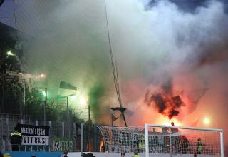 Preußen Münster: Pyro gegen RWE und Bayern - größte Strafe der Vereinsgeschichte droht