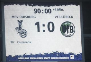 MSV Duisburg: Trotz Brustlöser gegen Lübeck Pfiffe von den Fans - "Idioten"