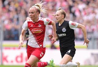 Mandy Islacker, hier noch für den 1. FC Köln am Ball, erzielte in dieser Saison 58 Tore für die Frauen des FC Viktoria Köln.