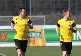 Kevin Großkreutz (links) und Marco Reus spielten viele Jahre beim BVB zusammen.