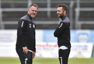 Vertauschte Rollen in der Halle: Co-Trainer Ulf Ripke (links) und Chefcoach Damian Apfeld.