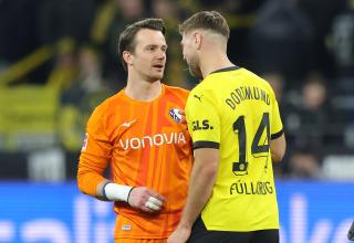 Standen beim Derby im Mittelpunkt: Manuel Riemann und Niklas Füllkrug.