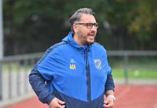 Murat Aksoy, Trainer von FC Blau-Gelb Überruhr will mit seinem Team in die Landesliga aufsteigen