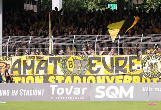 BVB-Fans unterstützen die U23-Mannschaft in der 3. Liga. 
