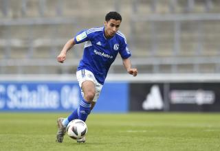 Marouane Balouk trainierte am Dienstag bei den Schalke-Profis.