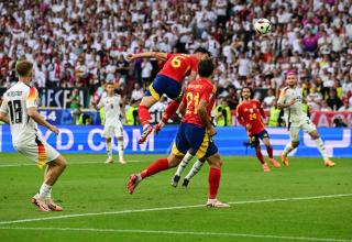 EM 2024: Mikel Merino köpft Spanien in das Halbfinale und Deutschland aus dem Turnier. 