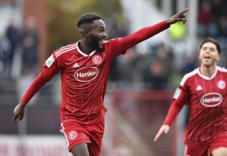 Ephraim Kalonji jubelte zuletzt im Trikot der U23 von Fortuna Düsseldorf.