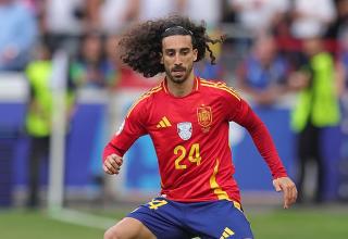 Spanien gegen Deutschland: Über Marc Cucurellas Handspiel wurde im Nachhinein sehr viel diskutiert.