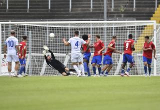 Die Sportfreunde Lotte entscheiden das Aufsteigerduell für sich.