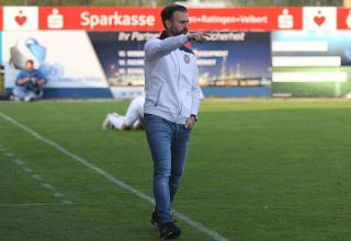 Rene Klingbeil, Trainer des Wuppertaler SV. 