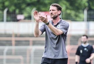 Rot-Weiß-Oberhausen-Trainer Sebastian Gunkel erwartet ein offenes Spiel gegen Wuppertal.