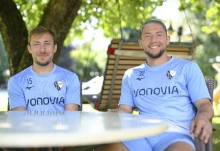 Das Außenverteidiger-Duo des VfL Bochum: Felix Passlack (li.) und Maximilian Wittek.