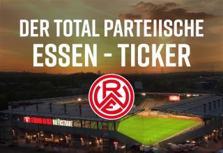 Rot-Weiss Essen - Aachen: Live - Das Spiel läuft an einer vollen Hafenstraße