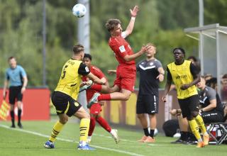 Die RWE-U19 musste sich mit 0:5 gegen den BVB geschlagen geben.
