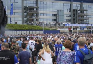 Beste Stimmung beim Schalke-Tag Ende Juli.