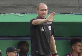 Lotte-Trainer Fabian Lübbers hatte mehr Gegenwehr von seiner Mannschaft erwartet.