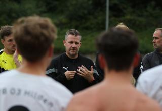 Tim Schneider, Trainer des VfB Hilden, verteilte nach dem Sieg Lob.