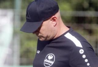 Nachdenklich und enttäuscht: Marcel Landers, Trainer von Arminia Klosterhardt.