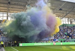 In Jena brennt es: Nicht nur hier im Pokal gegen Leverkusen. 