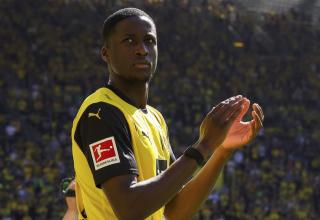 Soumaila Coulibaly bei der Saisoneröffnung von Borussia Dortmund gegen Aston Villa.