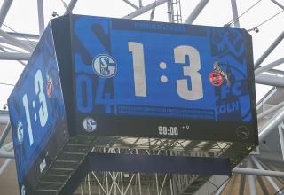 Schalke verlor das Heimspiel gegen den 1. FC Köln. 