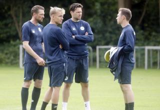 Daniel Balk (r.) ist nicht mehr Co-Trainer von Rot-Weiß Oberhausen.