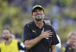 Jürgen Klopp war wieder Trainer bei Borussia Dortmund.