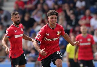 Ayman Aourir, hier im Testspiel-Einsatz für Bayer Leverkusen.