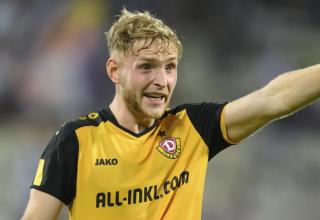 Tony Menzel erzielte die Führung für Dynamo Dresden.