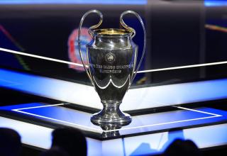 Die Trophäe der UEFA Champions League.