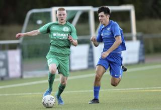 Milan Burovac (rechts) wird den Sportfreunden Baumberg für den Rest der Saison fehlen.