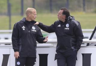 Nicht mehr auf Schalke: Marc Wilmots (rechts) und Karel Geraerts.